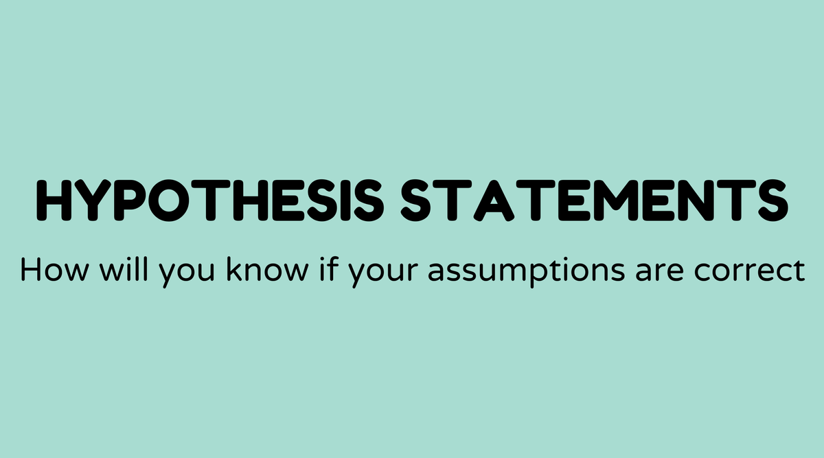 Hypothesis Statements
