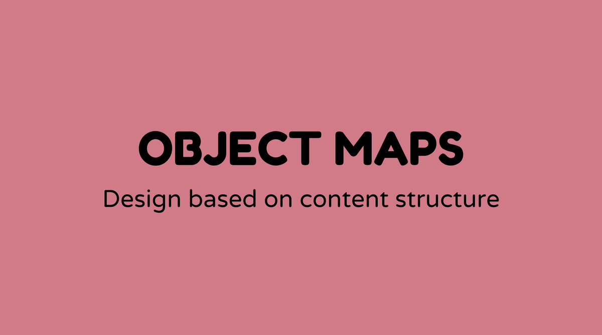 Object maps