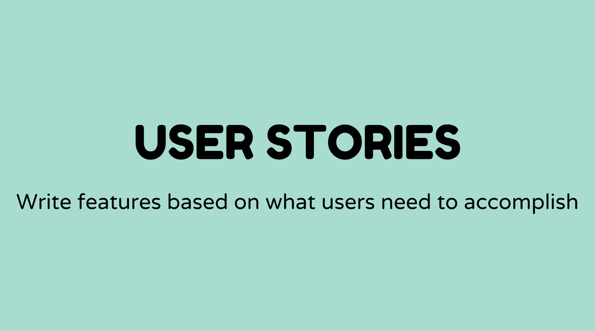 User stories