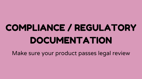 Compliance / regulatory documentation