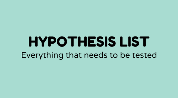 Hypothesis list