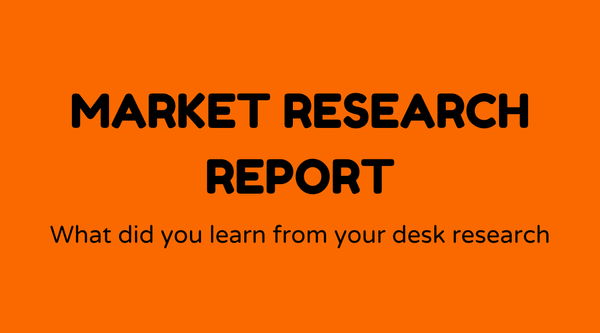 Market research report