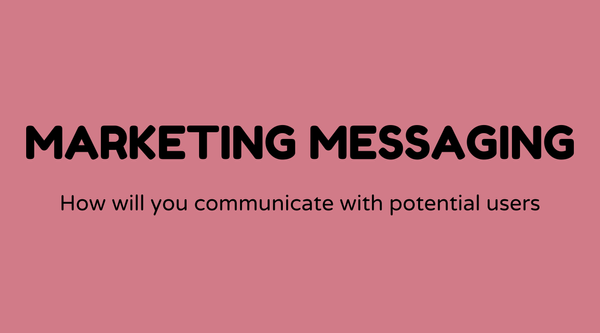 Marketing mesasging