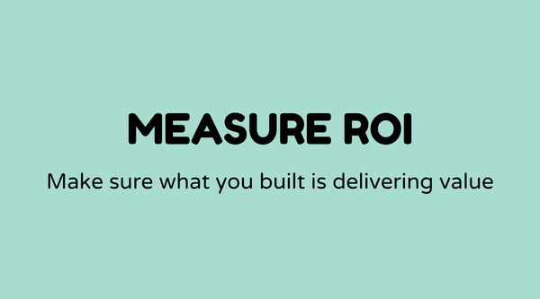 Measure ROI