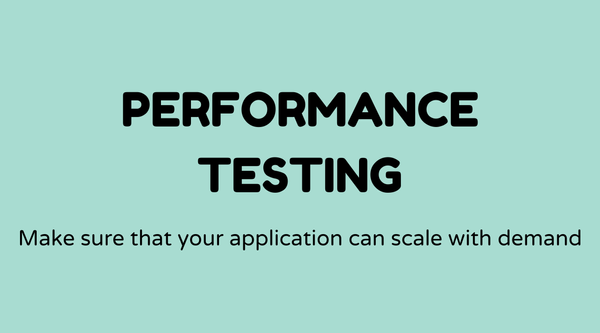 Performance testing