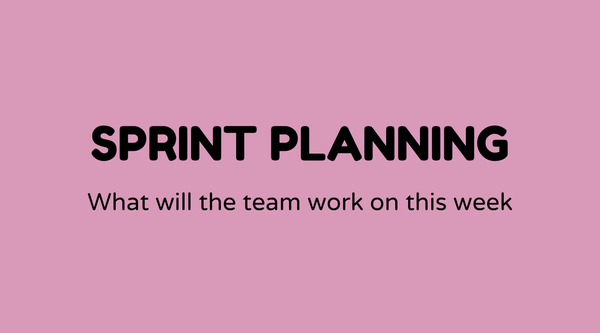 Sprint planning