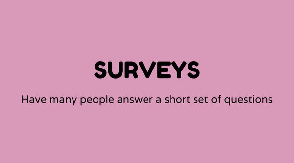 Surveys