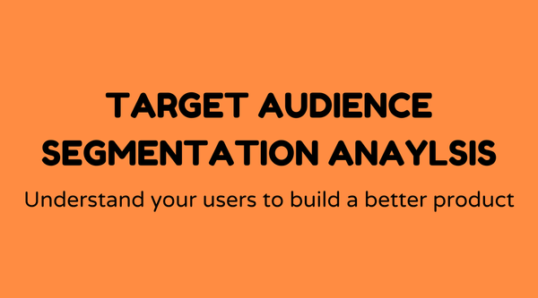 Target audience segmentation analysis