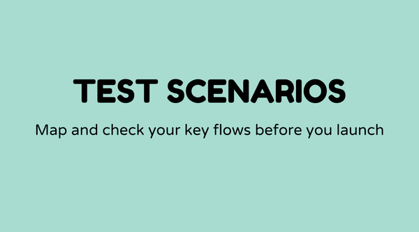 Test scenarios