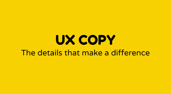 UX Copy