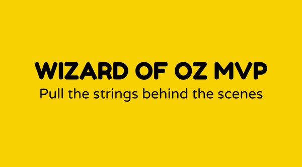 Wizard of Oz MVP